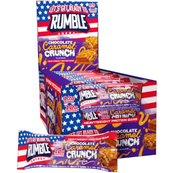 Product image of Chocolate Caramel Crunch Protein Bars from Let's Get Ready To Rumble Energy