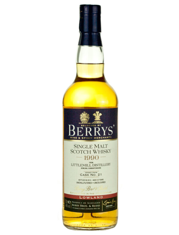 Product image of Littlemill 22 Year Old 1990 Berry's Own (2013) from The Whisky Barrel
