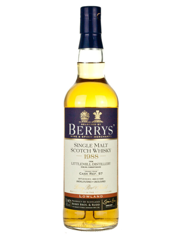 Product image of Littlemill 25 Year Old 1988 Berry's Own (2014) from The Whisky Barrel