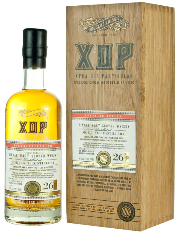 Product image of Mortlach 26 Year Old 1989 Xtra Old Particular from The Whisky Barrel