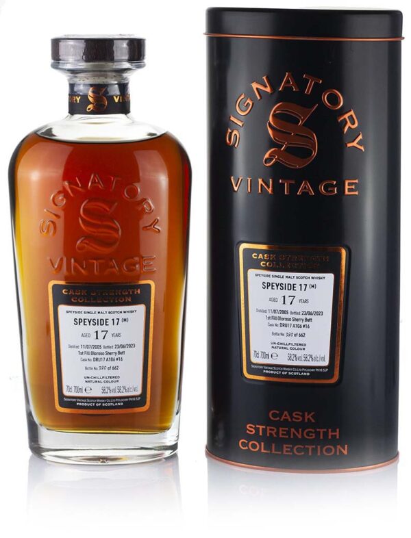 Product image of Mystery Malt (Macallan) 17 Year Old 2005 Signatory Cask Strength from The Whisky Barrel