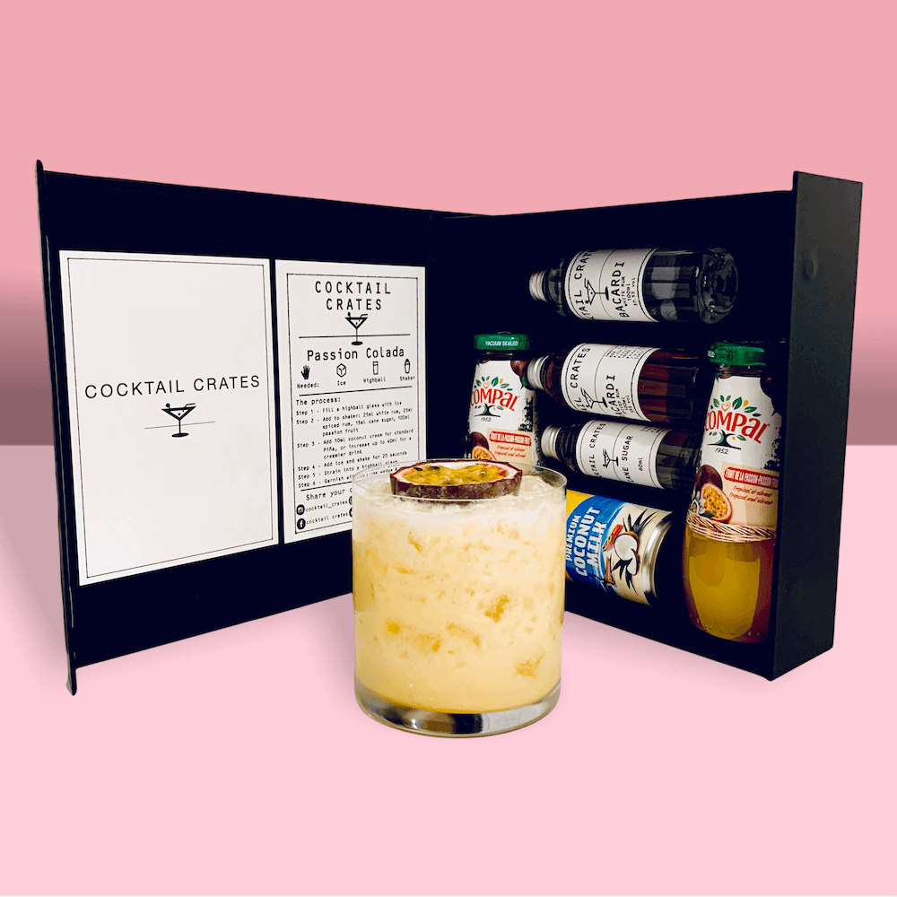 Product image of Passionfruit Pina Colada Cocktail Gift Set from Cocktail Crates