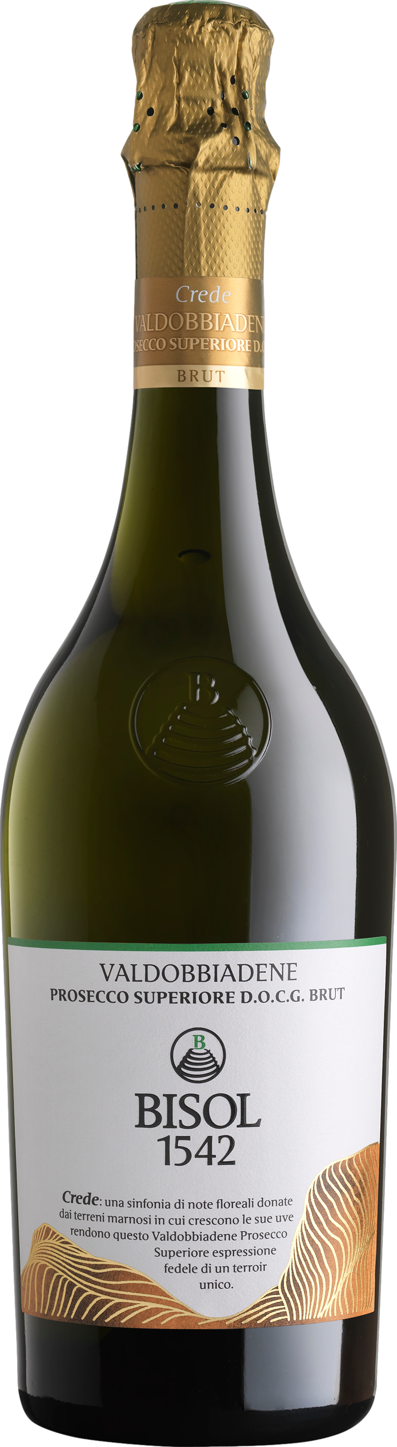 Product image of Bisol Crede Valdobbiadene Prosecco Superiore Brut 2021 from 8wines