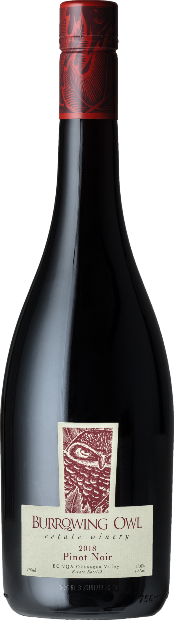 Product image of Burrowing Owl Pinot Noir 2018 from 8wines