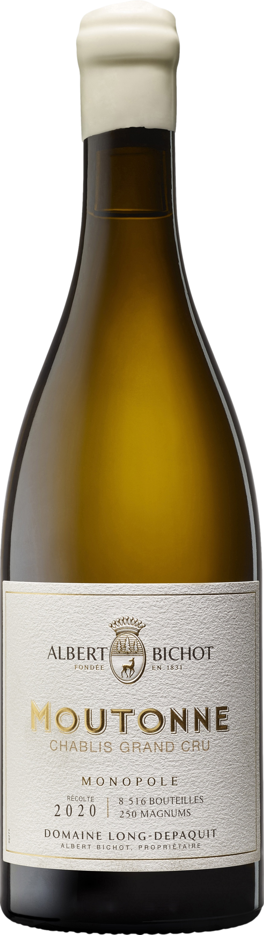 Product image of Albert Bichot Domaine Long-Depaquit Chablis Grand Cru Moutonne Monopole 2020 from 8wines