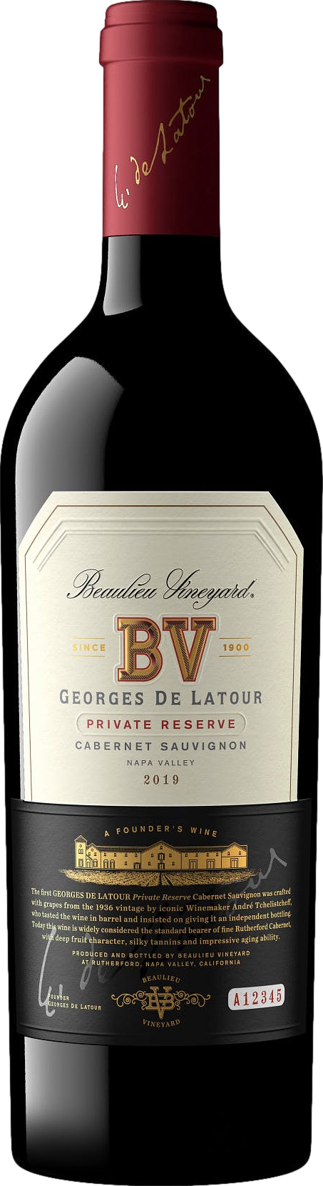 Product image of Beaulieu Vineyard Georges de Latour Privat Reserve 2019 from 8wines