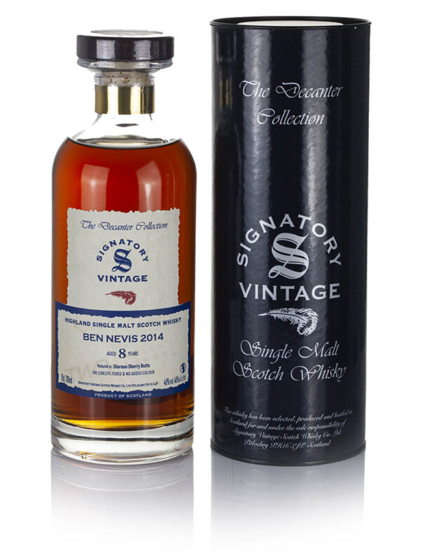 Product image of Ben Nevis 8 Year Old 2014 Signatory IBISCO Decanter (2023) from The Whisky Barrel