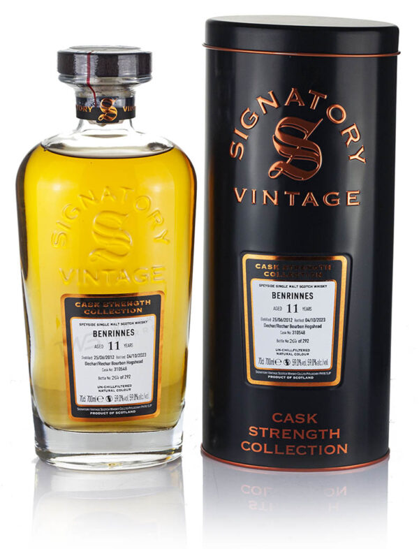 Product image of Benrinnes 11 Year Old 2012 Signatory Cask Strength from The Whisky Barrel