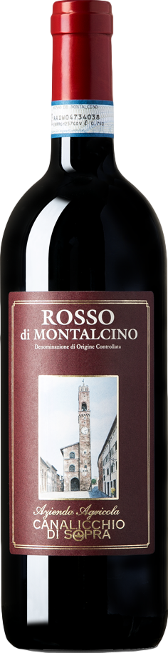 Product image of Canalicchio di Sopra Rosso di Montalchino 2020 from 8wines