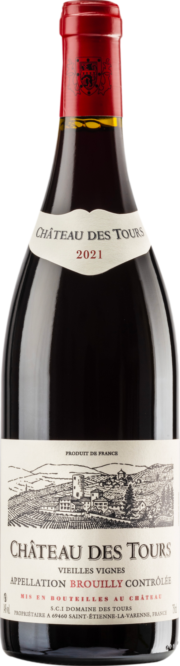 Product image of Chateau des Tours Brouilly Vieilles Vignes 2021 from 8wines