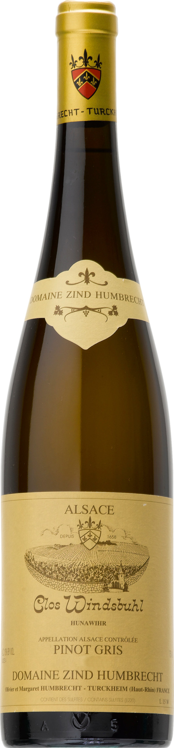 Product image of Domaine Zind-Humbrecht Pinot Gris Clos Windsbuhl 2015 from 8wines