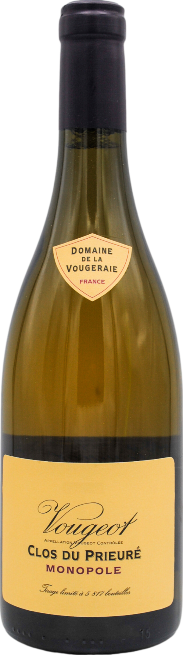 Product image of Domaine de la Vougeraie Le Clos du Prieure Blanc 2019 from 8wines