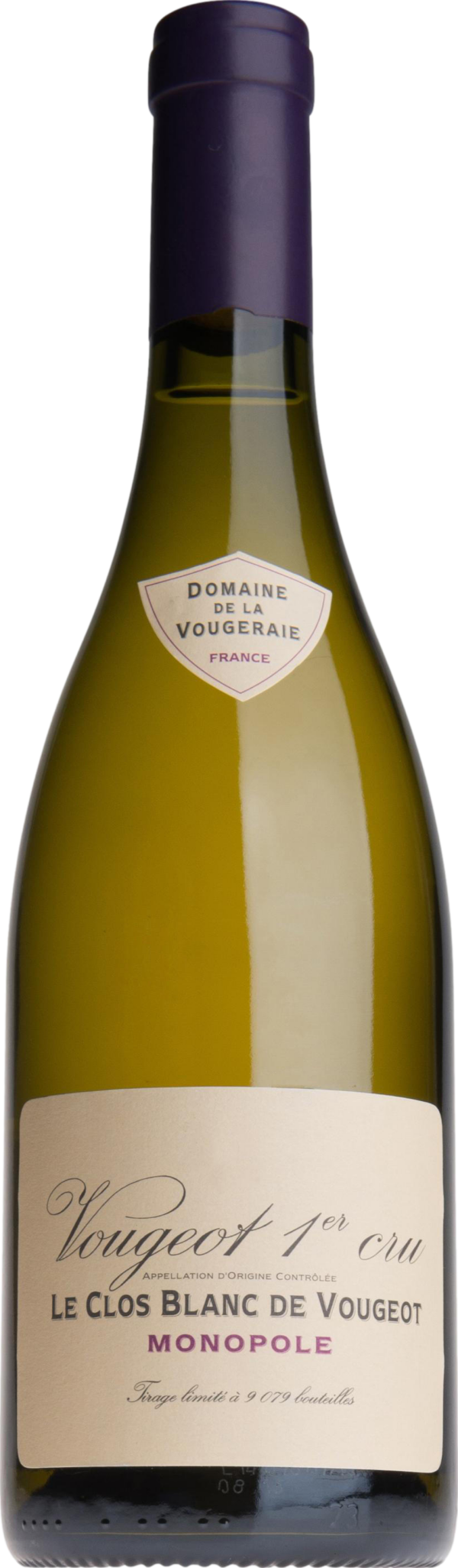Product image of Domaine de la Vougeraie Premier Cru Le Clos Blanc de Vougeot 2019 from 8wines