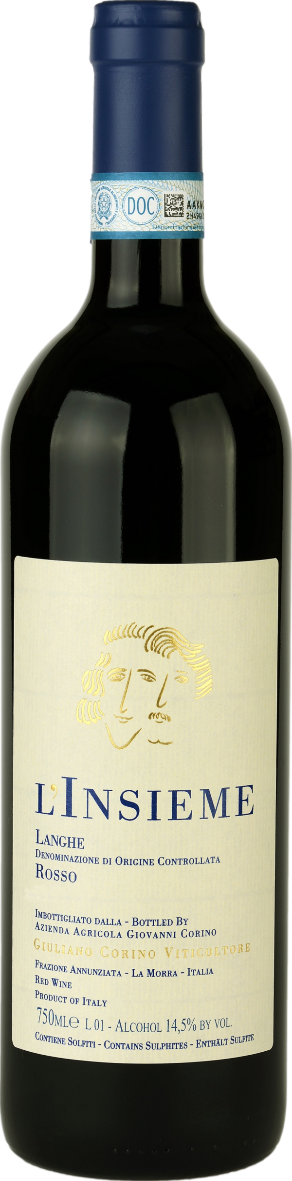 Product image of Giovanni Corino L'Insieme Langhe Rosso 2020 from 8wines
