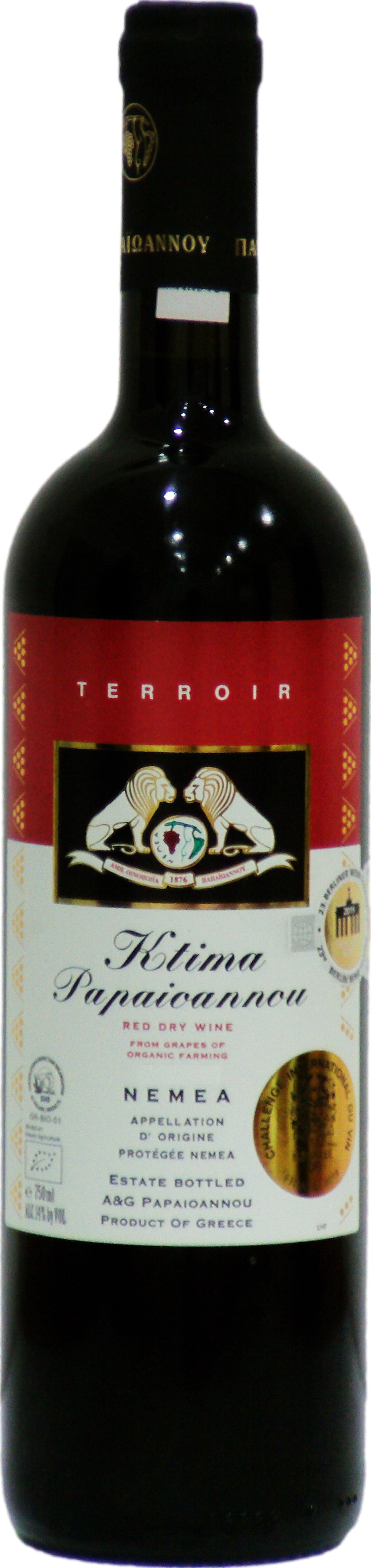 Product image of Ktima Papaioannou Terroir Nemea 2014 from 8wines