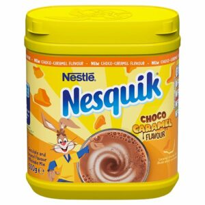 Product image of Nesquik Choco Caramel Milkshake Mix from British Corner Shop