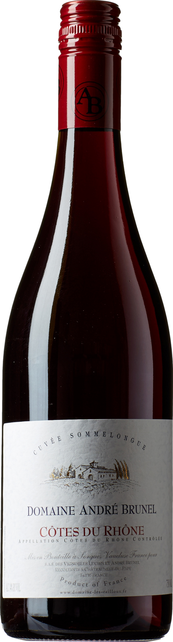 Product image of Andre Brunel Cotes du Rhone Cuvee Sommelongue 2022 from 8wines