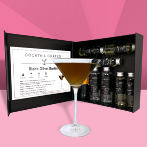 Product image of Black Olive Martini Cocktail Gift Box from Cocktail Crates
