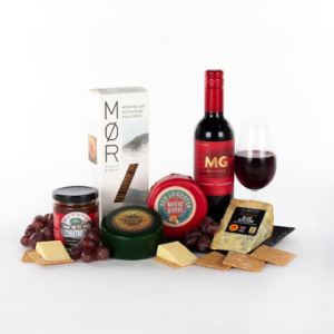 Product image of Gourmet Goodness Cheese & Wine Hamper from Interflora