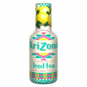 Product image of AriZona Lemon Iced Tea 500ml from DrinkSupermarket.com