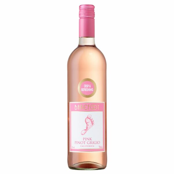 Product image of Barefoot Pink Pinot Grigio Rose Wine 75cl from DrinkSupermarket.com