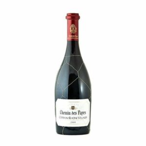 Product image of Chemin des Papes Cotes du Rhone Villages Red Wine 75cl from DrinkSupermarket.com