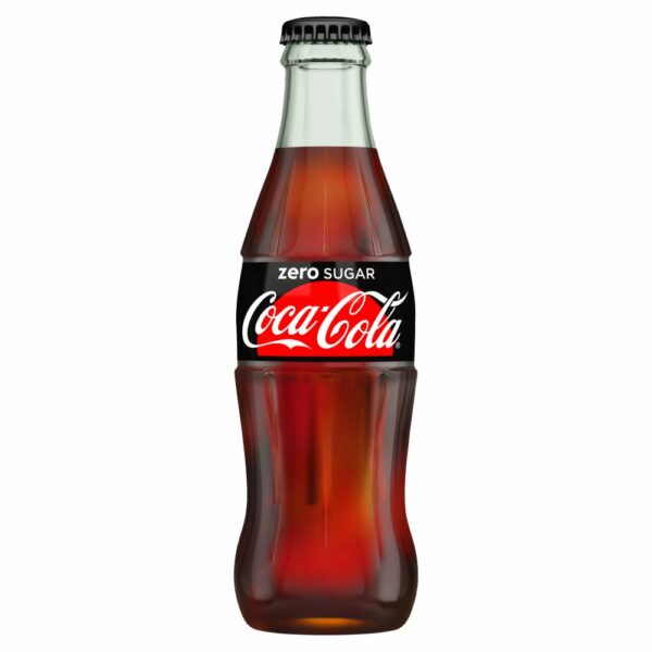 Product image of Coca Cola Zero 24x 330ml Icon Glass Bottles from DrinkSupermarket.com
