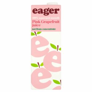 Product image of Eager Pink Grapefruit Juice 8x 1Ltr from DrinkSupermarket.com
