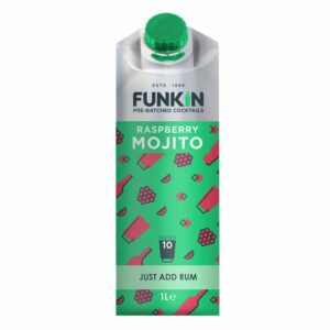 Product image of Funkin Raspberry Mojito Cocktail Mixer 1Ltr from DrinkSupermarket.com