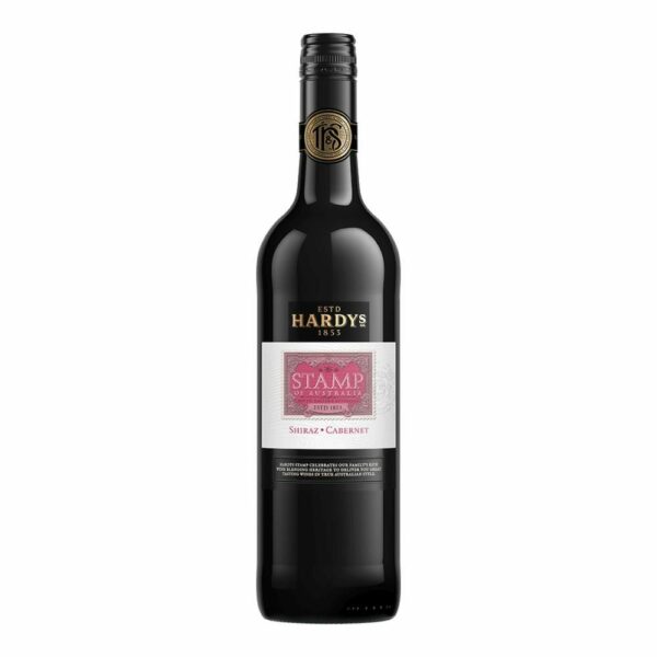 Product image of Hardys Stamp of Australia Shiraz Cabernet Red Wine 75cl from DrinkSupermarket.com