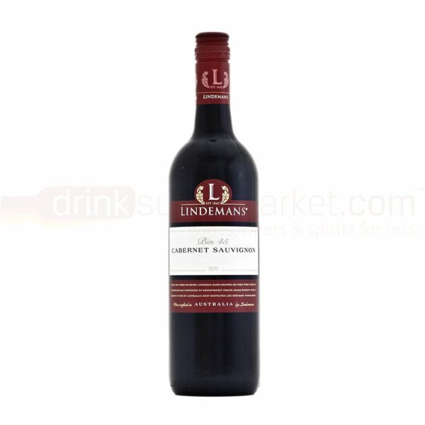 Product image of Lindemans Bin 45 Cabernet Sauvignon Red Wine 75cl from DrinkSupermarket.com