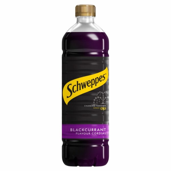 Product image of Schweppes Blackcurrant Cordial 1Ltr from DrinkSupermarket.com
