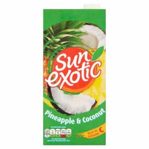 Product image of Sun Exotic Pineapple & Coconut Juice Drink 12x 1Ltr from DrinkSupermarket.com