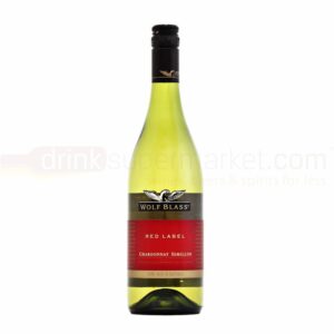 Product image of Wolf Blass Red Label Semillon Chardonnay White Wine 75cl from DrinkSupermarket.com