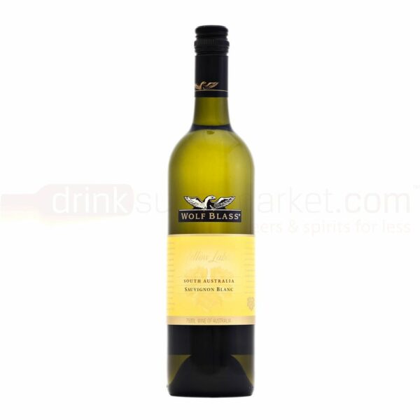 Product image of Wolf Blass Yellow Label Sauvignon Blanc Wine 75cl from DrinkSupermarket.com