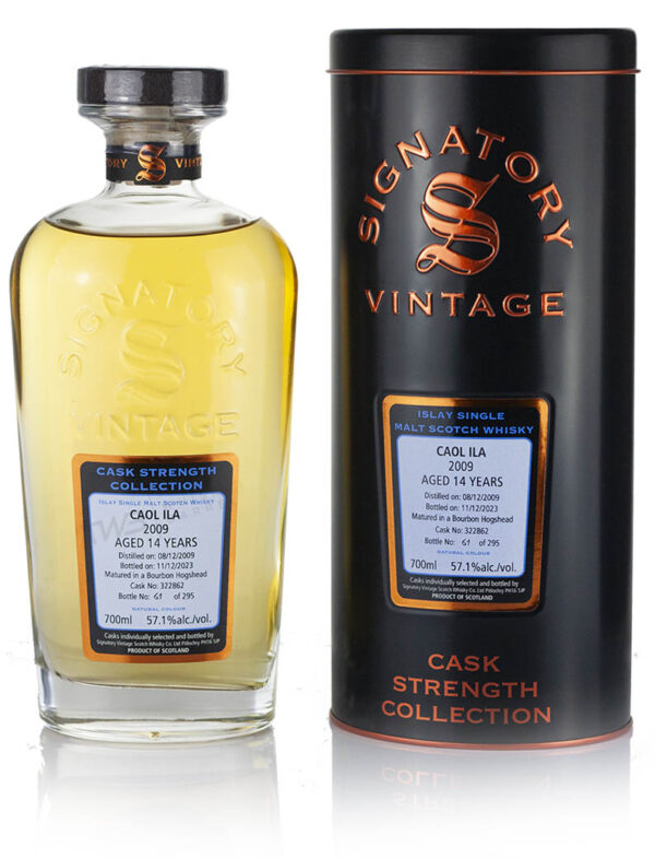 Product image of Caol Ila 14 Year Old 2009 Signatory Cask Strength from The Whisky Barrel
