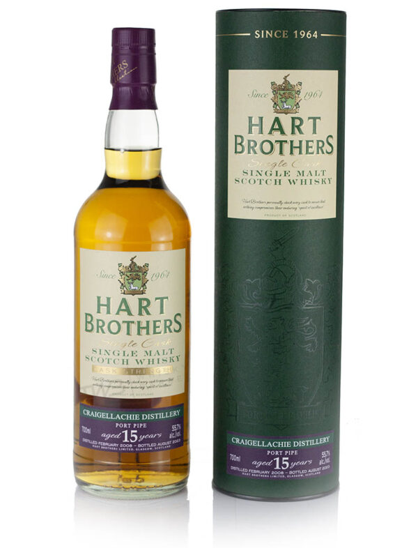 Product image of Craigellachie 15 Year Old 2008 Hart Brothers Port Pipe (2023) from The Whisky Barrel