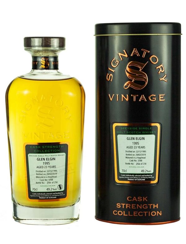 Product image of Glen Elgin 23 Year Old 1995 Signatory Cask Strength from The Whisky Barrel