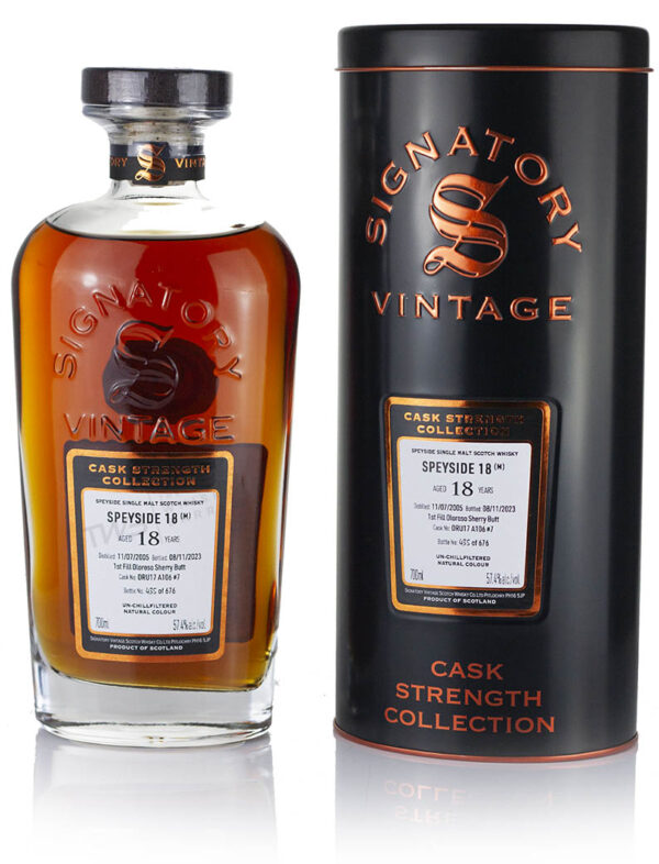 Product image of Mystery Malt (Macallan) 18 Year Old 2005 Signatory Cask Strength from The Whisky Barrel