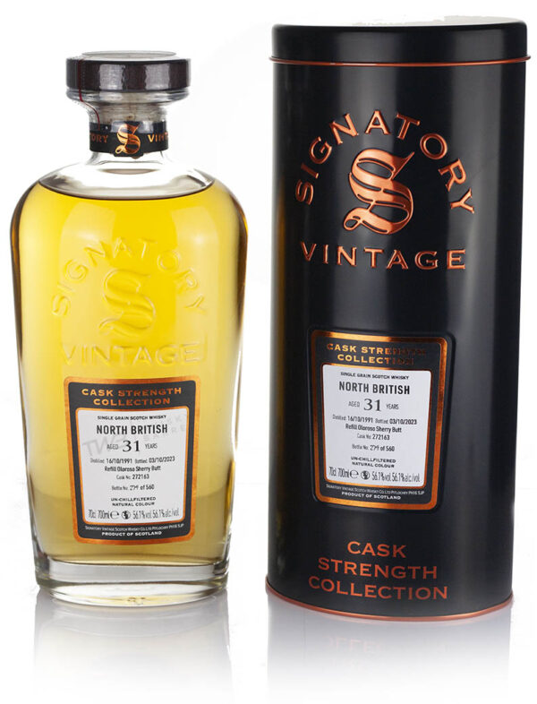 Product image of North British 31 Year Old 1991 Signatory Cask Strength from The Whisky Barrel