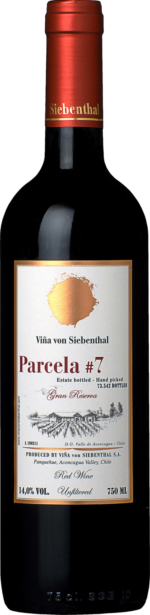Product image of Vina von Siebenthal Parcela 7 2019 from 8wines