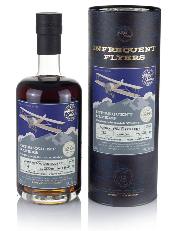 Product image of Dumbarton 26 Year Old 1997 Infrequent Flyers (2024) from The Whisky Barrel