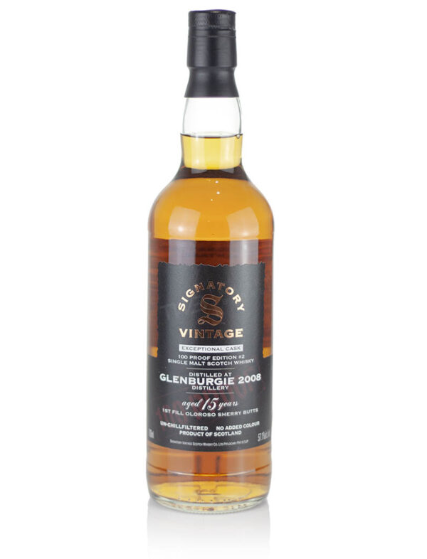 Product image of Glenburgie 15 Year Old 2008 Signatory Exceptional Cask Edition #2 from The Whisky Barrel