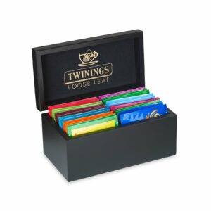 Product image of Twinings Loose Leaf Pyramid Tea Box - Twinings Tea Filled Box - 2 Compartments - Twinings Tea Gift Box - Holds Up To 24 Tea Bags from Twinings Teashop