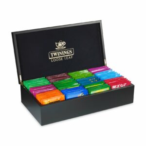 Product image of Twinings Loose Leaf Pyramid Tea Box - Twinings Tea Filled Box - 8 Compartments - Twinings Tea Gift Box - Holds Up To 96 Tea Bags from Twinings Teashop